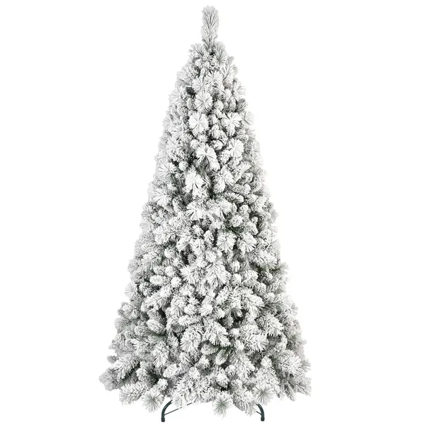Sapin Noël artificiel 4pi, branches mixtes, base pliable