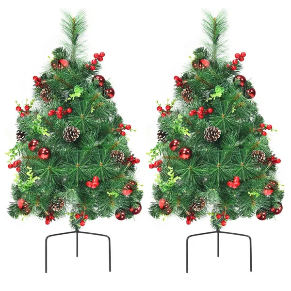 2 sapins Noël 29 po
