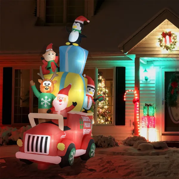 Décoration gonflable Noël