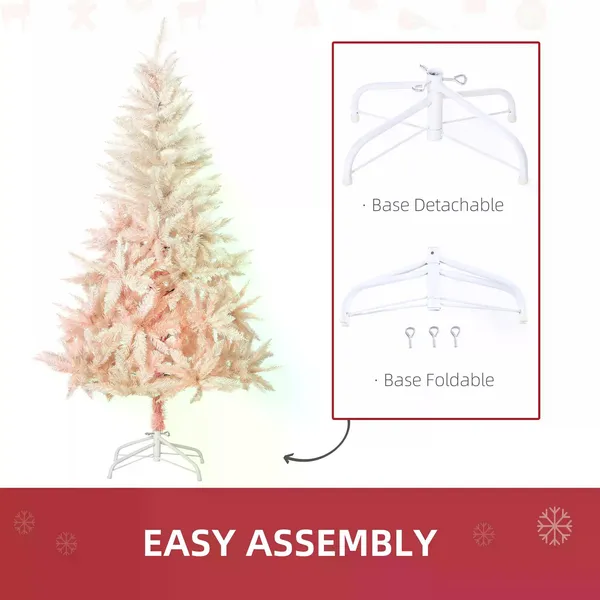 Sapin Noël rose 7pi