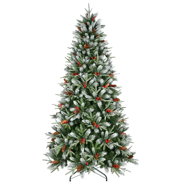 Sapin Noël artificiel 5pi vert 1113 branches hinged