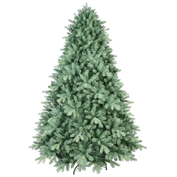 Sapin Noël artificiel 5 pi bleu-vert 1194 branches mémoire base pliante
