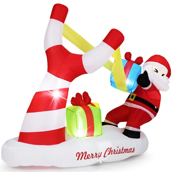Père Noël gonflable 7ft 5 LED