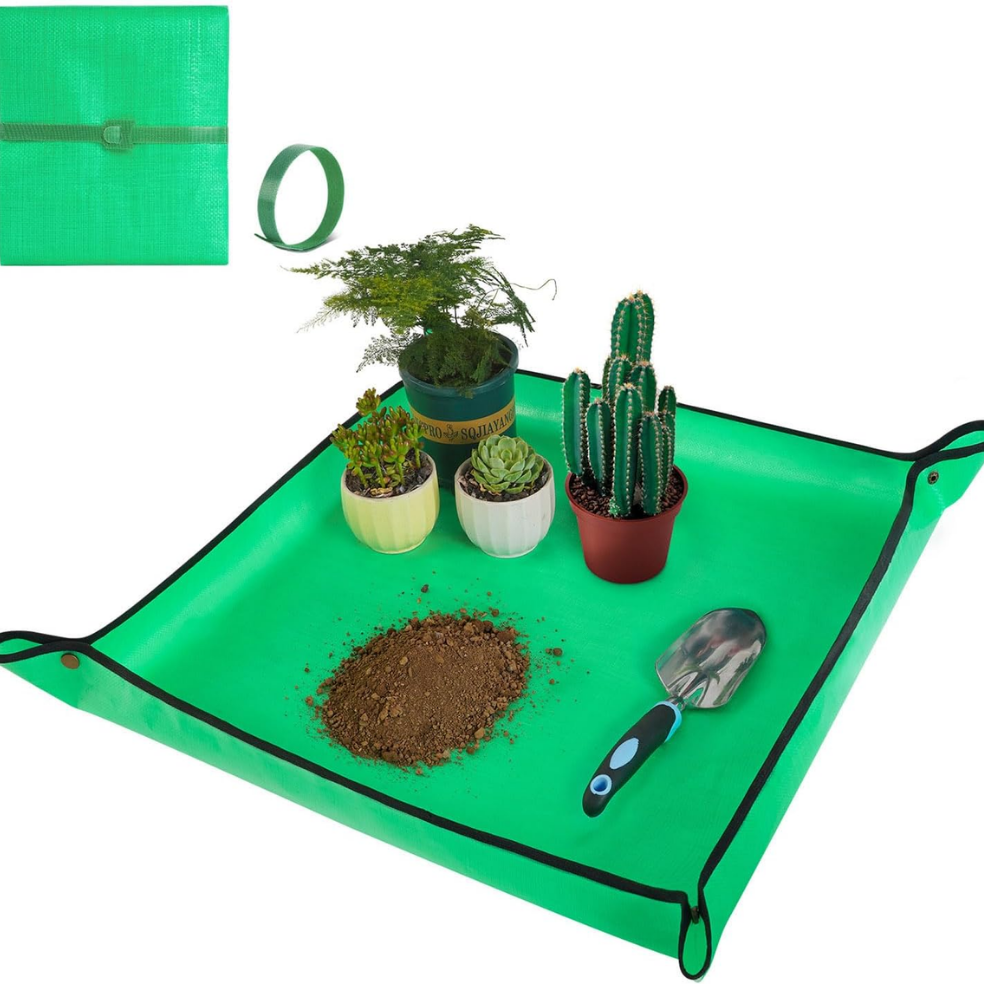 Tapis rempotage imperméable pliable jardinage