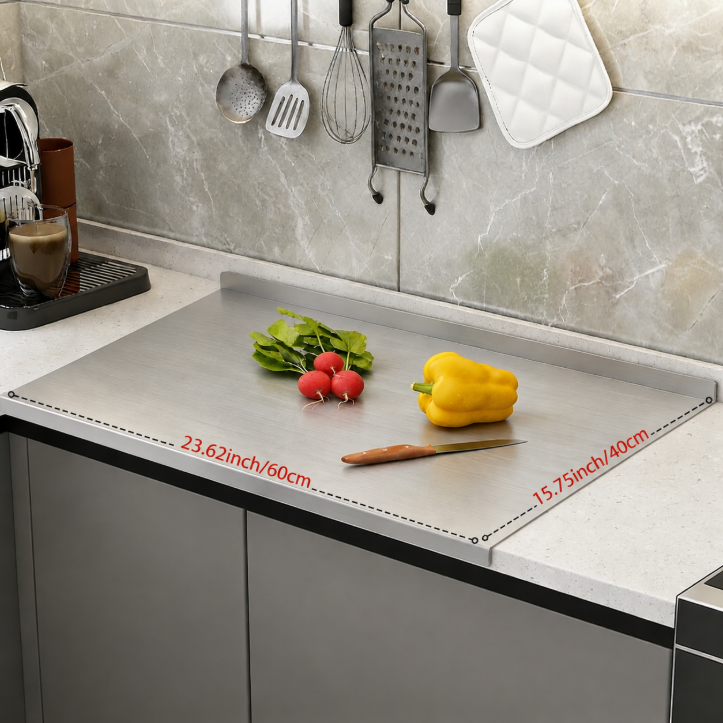Planche à découper acier inox 304, sans moisissure