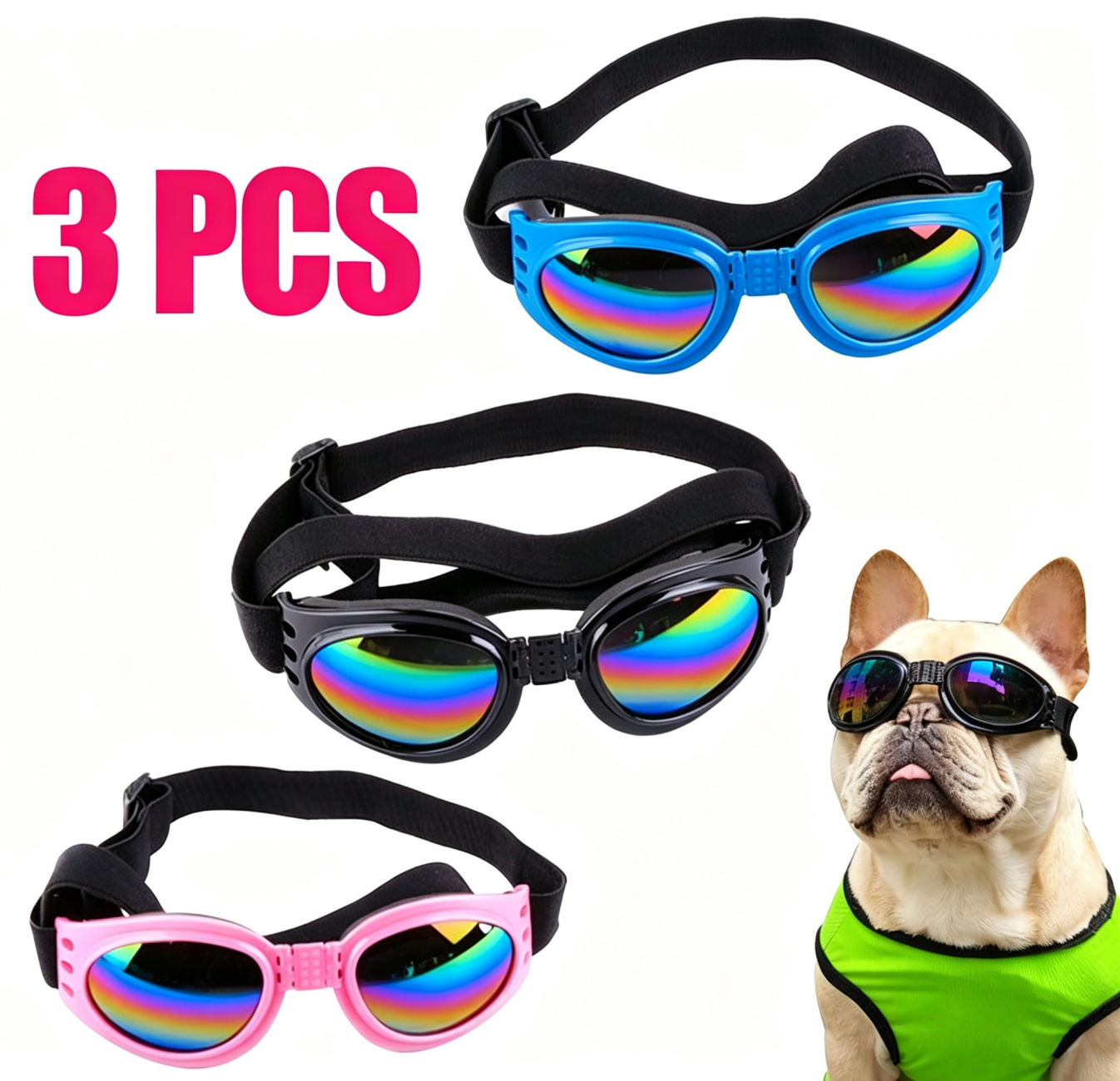 Lunettes de soleil pour chien avec protection UV