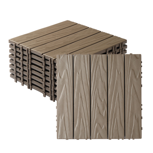 27 dalles terrasse 11,8x11,8po imperméables