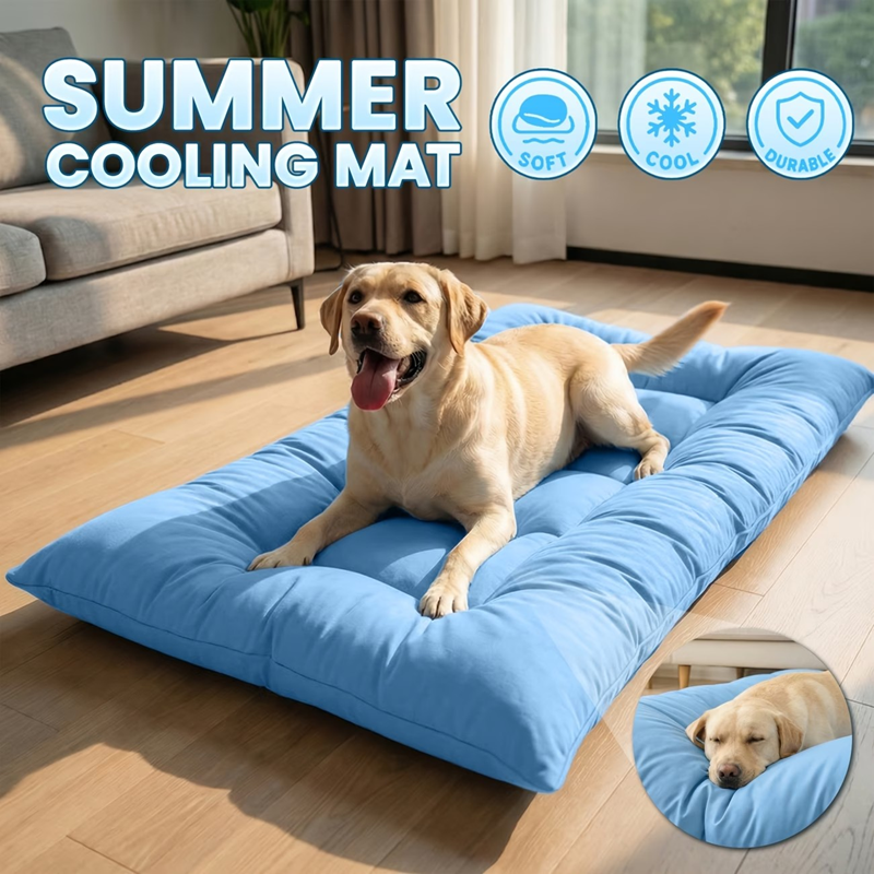 Tapis refroidissant XXL pour chiens, 8 compartiments