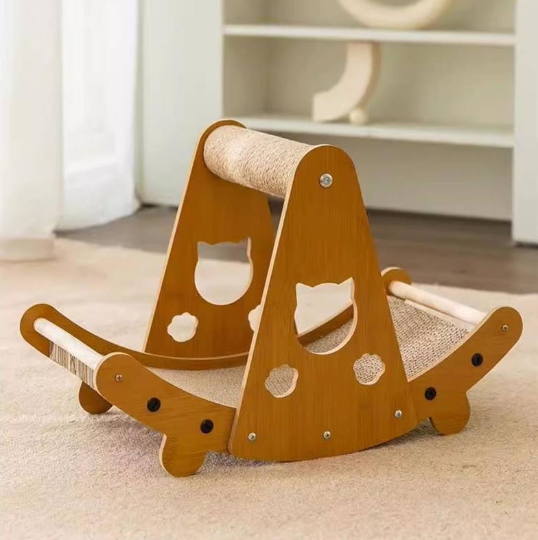 Tapis sisal anti-effilochage à griffer pour chats