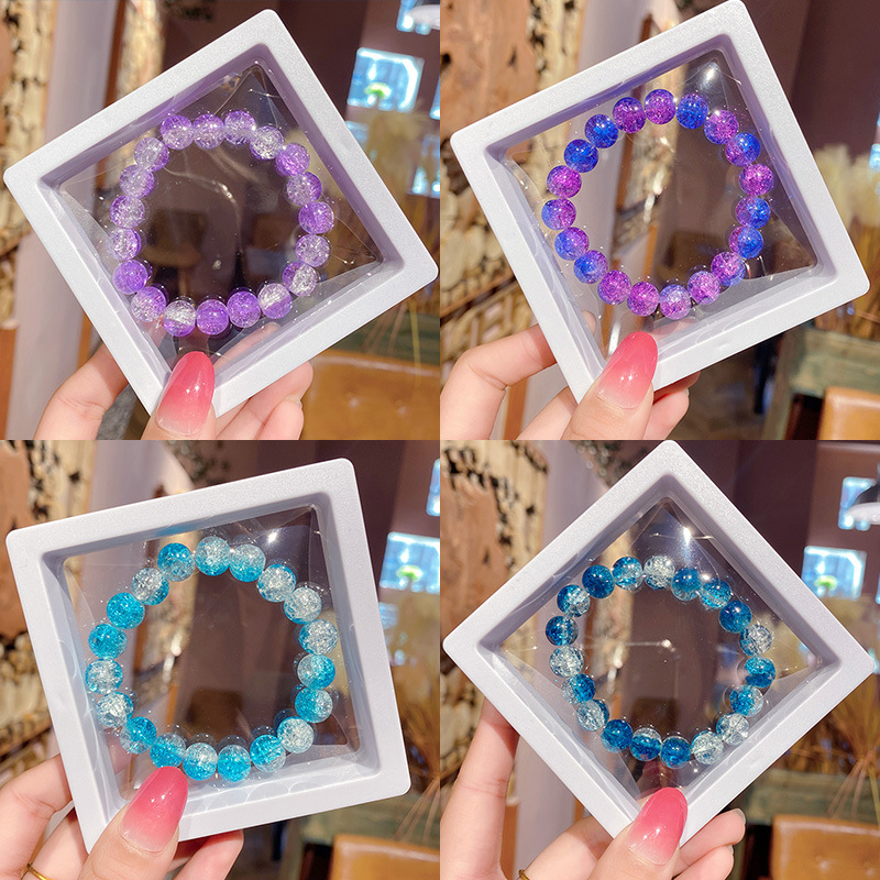 Bracelet de perles florales simple