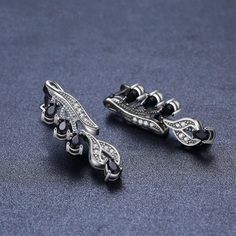 Boucles d'oreilles clous zircon style coréen