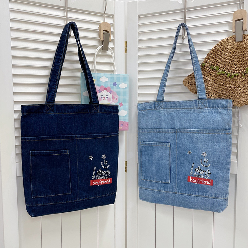 Sac à Main Denim Femme Épaule Simple Polyvalent
