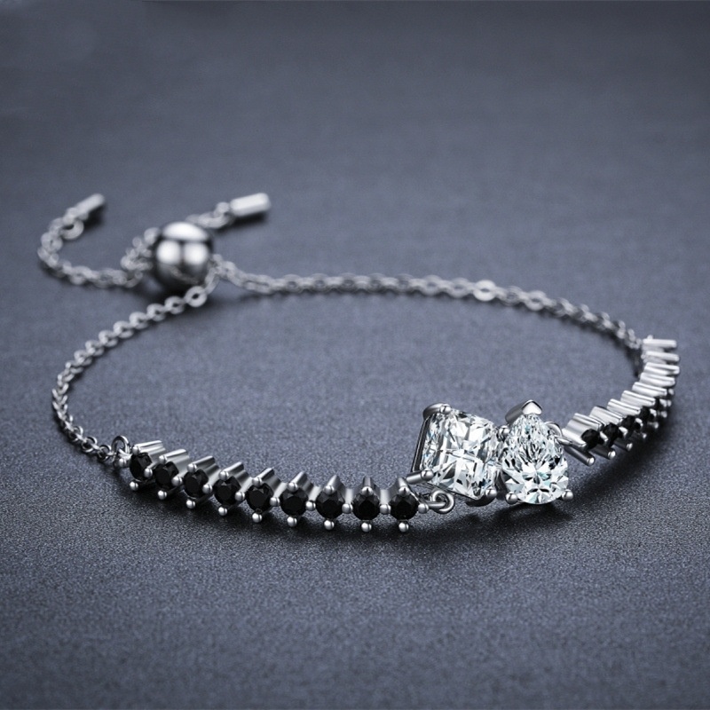 Bracelet diamant femme mode zircon micro serti