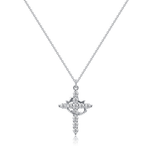 Collier couronne diamant complet bijou mode
