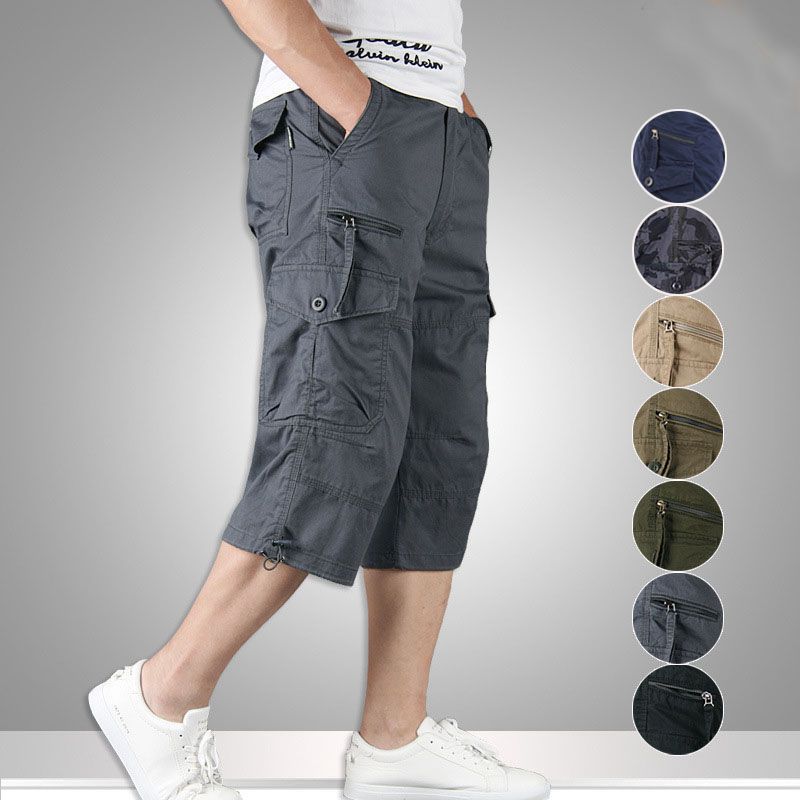 Short outdoor cargo multi-poches homme décontracté