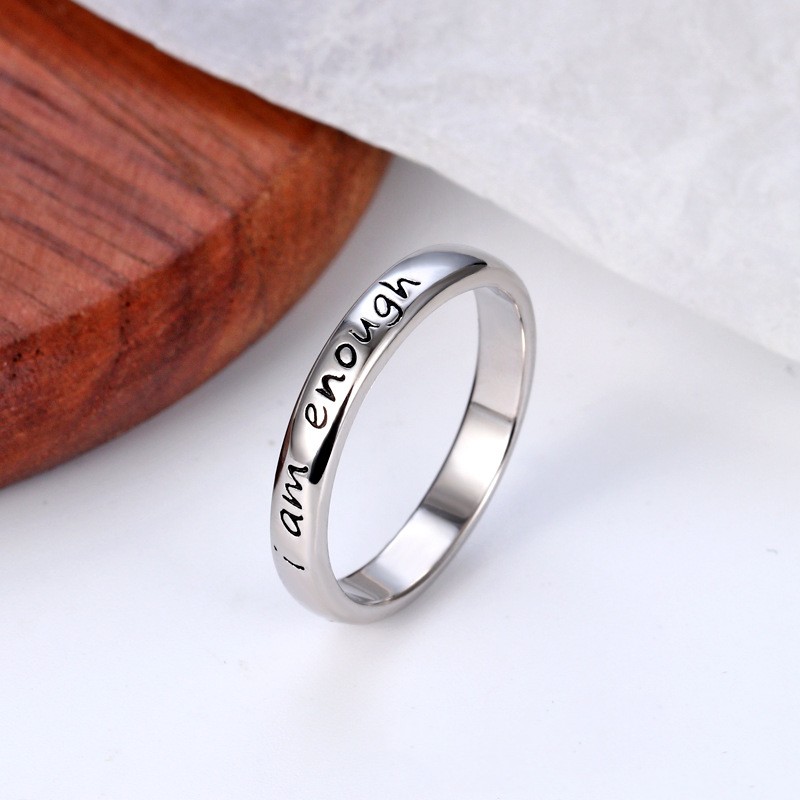 Bague chevalière simple style européen américain