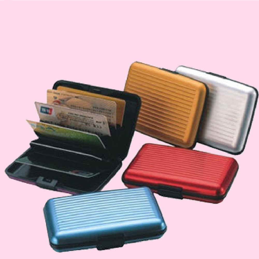 Porte-cartes crédit aluminium affaires