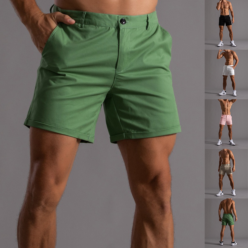 Shorts hommes poches boutons été plage