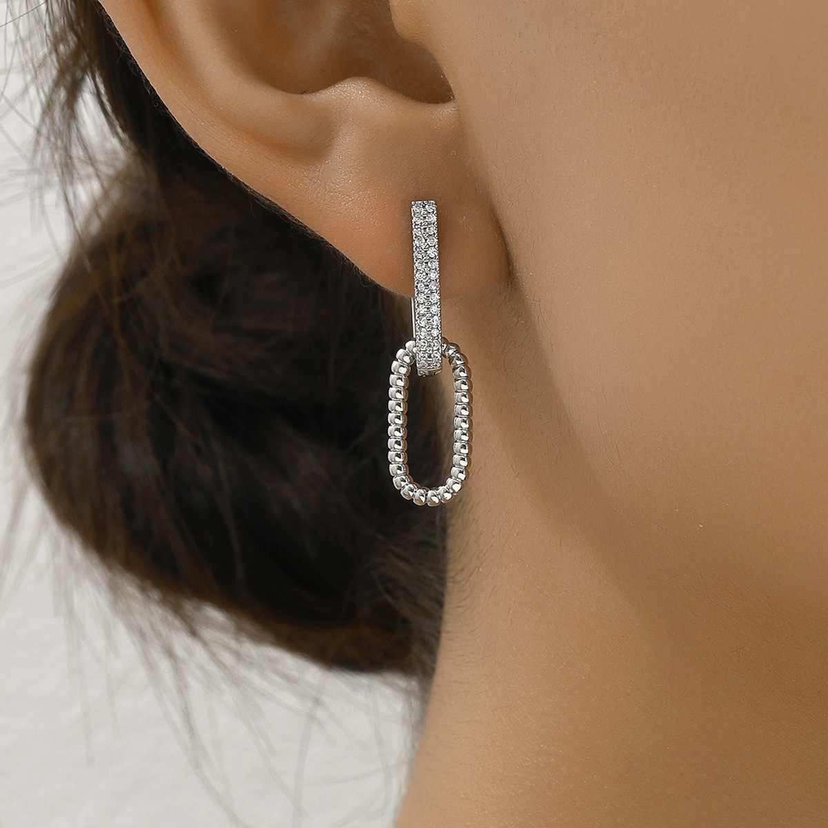 Boucles oreilles femme style cool branché tendance