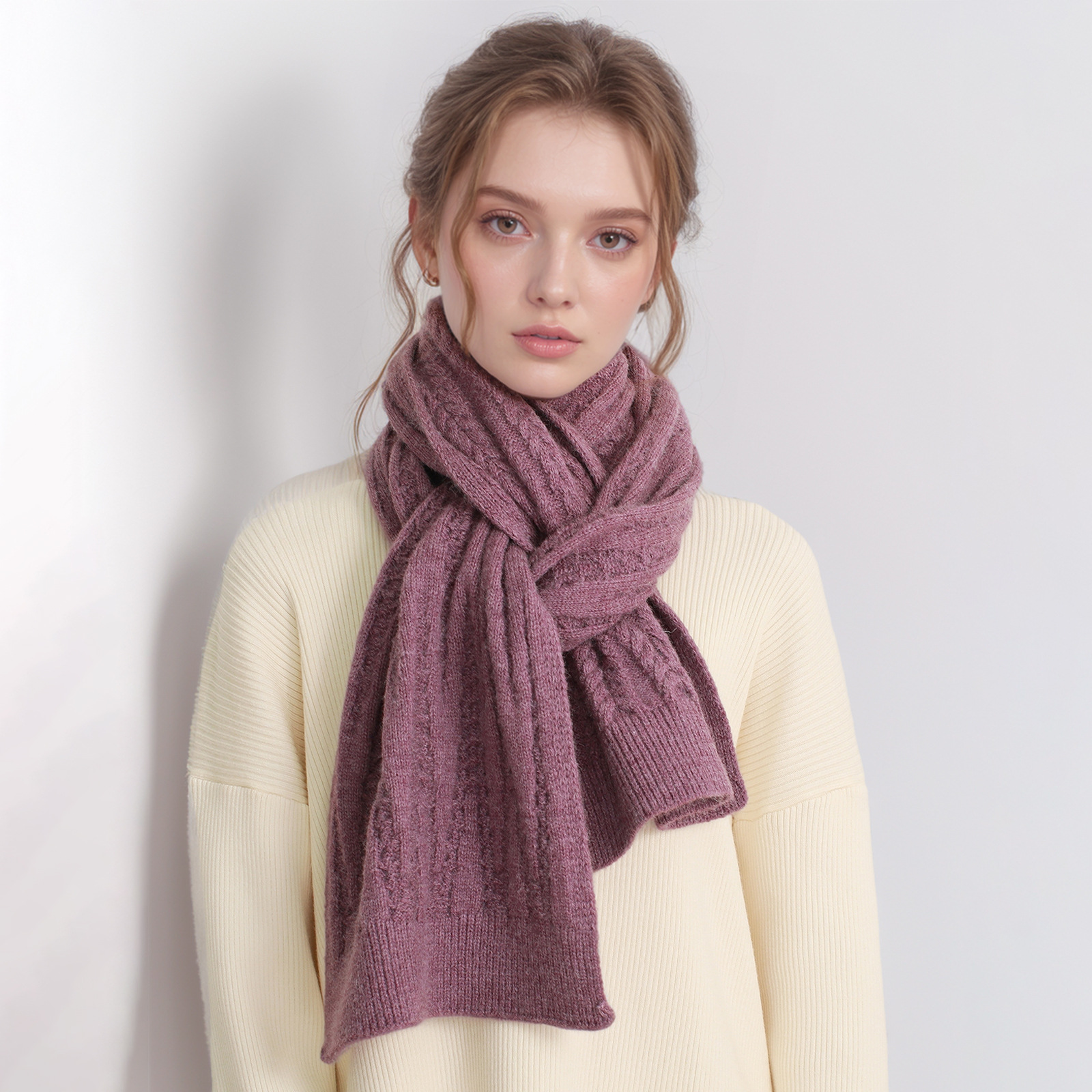 Foulard laine épais automne hiver cachemire synthétique