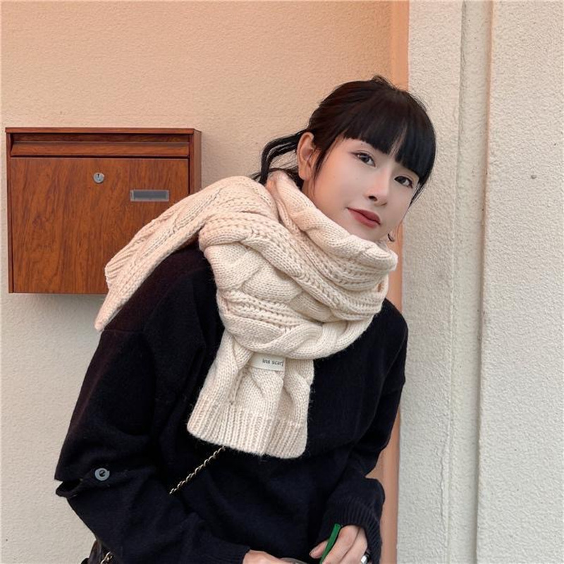 Petit Foulard Torsadé Abricot Sweet Labeling
