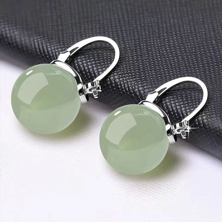 Pince d'oreille jade artificiel Hetian chinois moderne simple