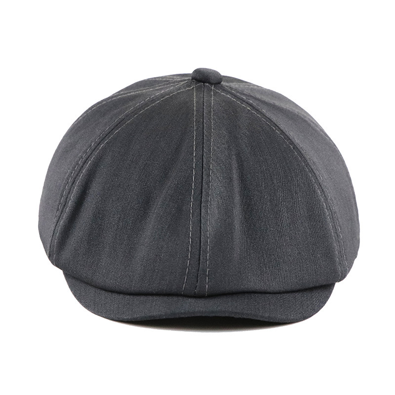 Béret rétro couleur unie homme et femme printemps automne hiver