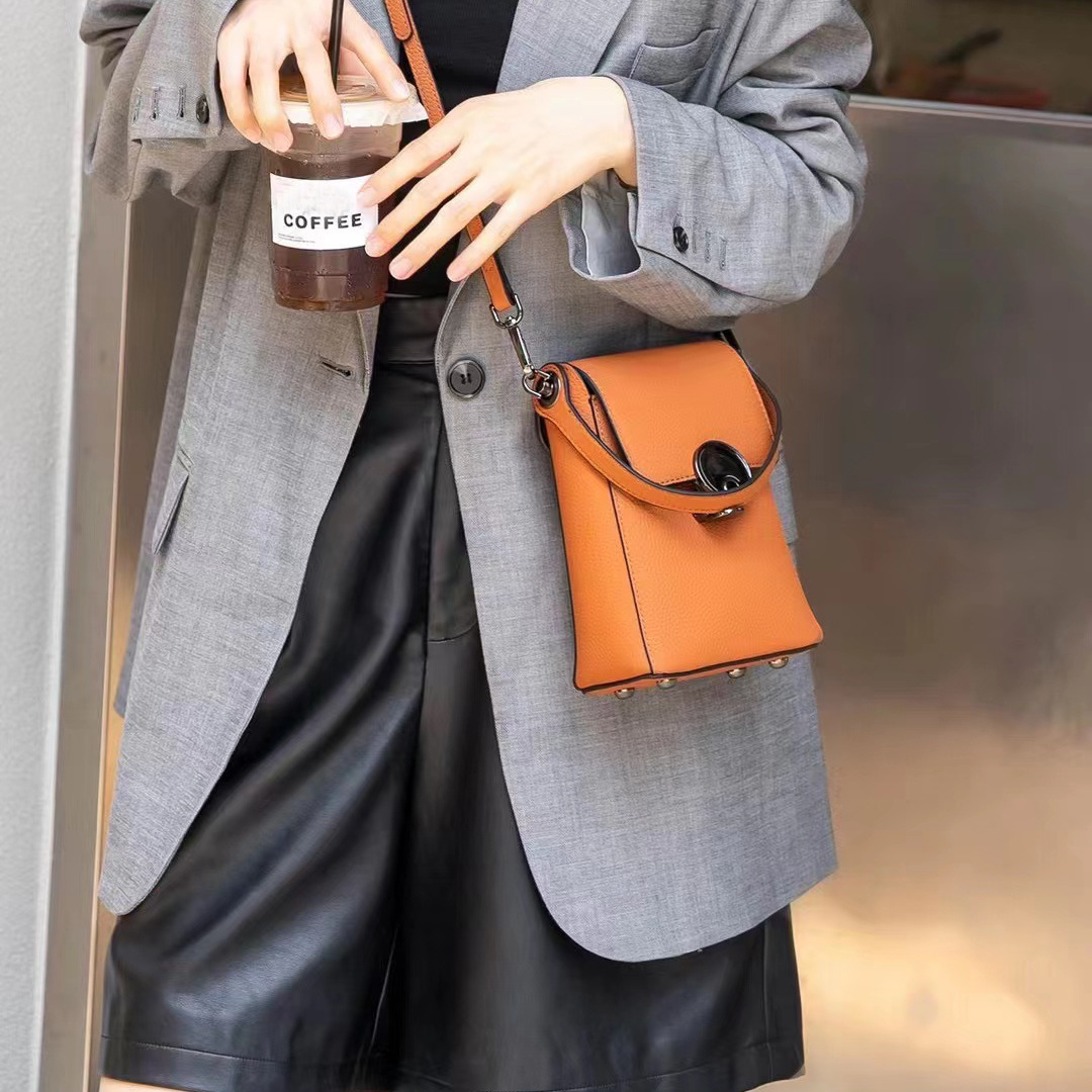Sac à main cuir crossbody femme, style coréen mode