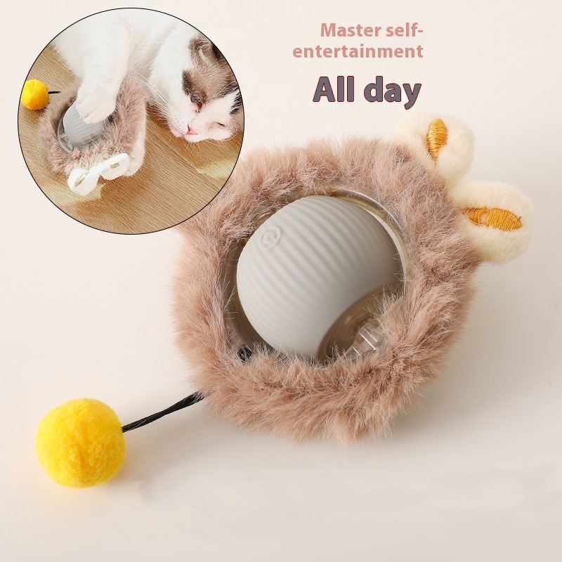Balle roulante amusante auto-hi pour chat