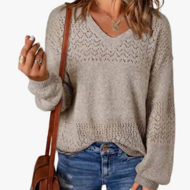 Chandail uni pour femme