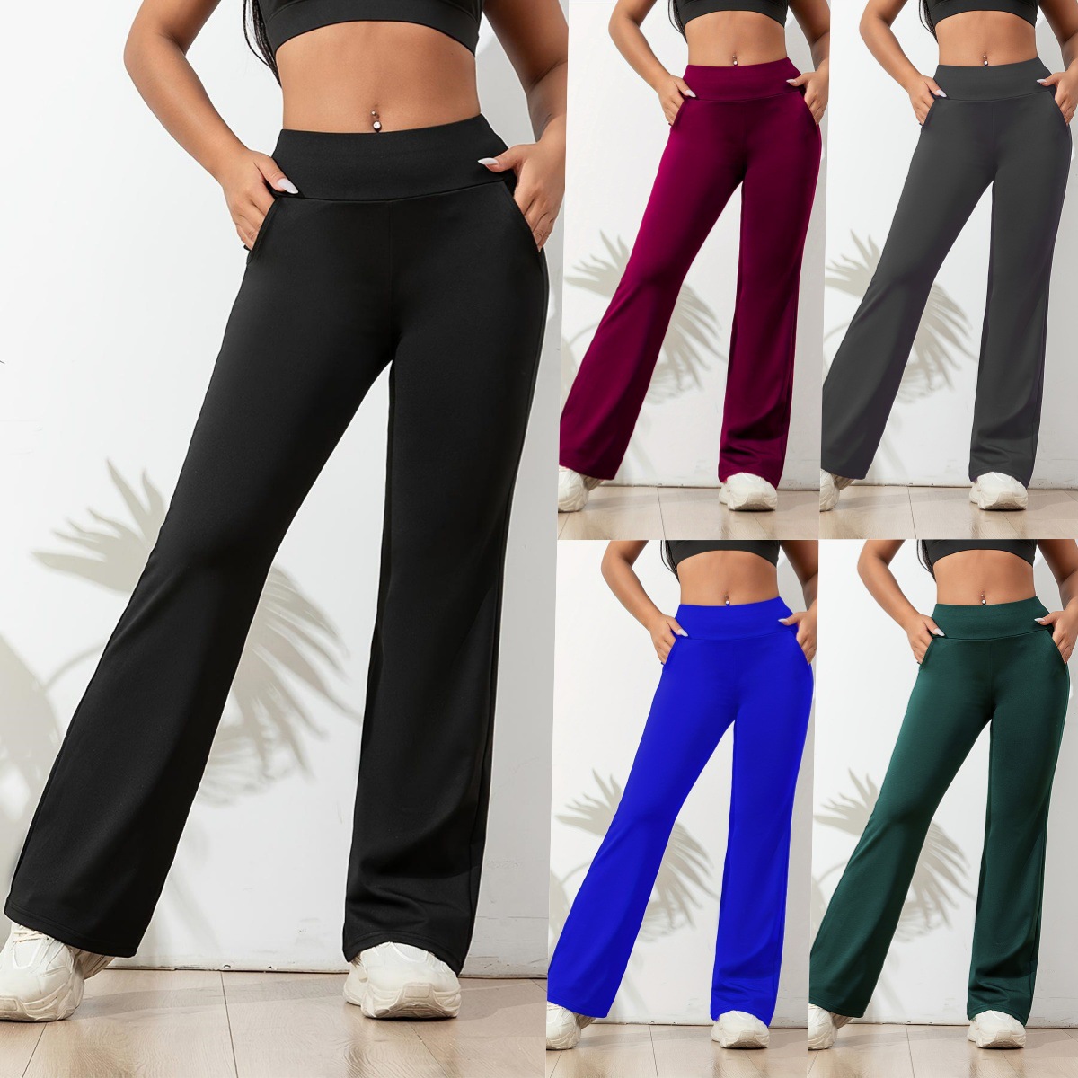 Pantalon yoga large loose loisir sport femme