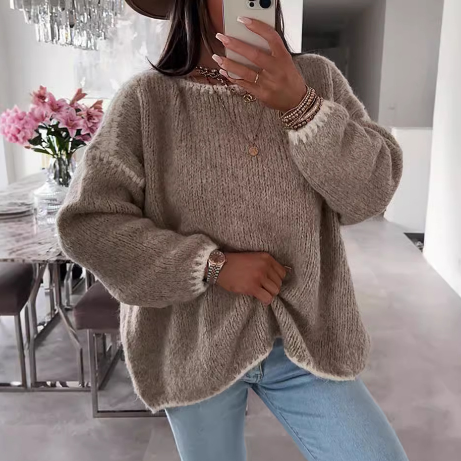 Chandail pullover casual femme