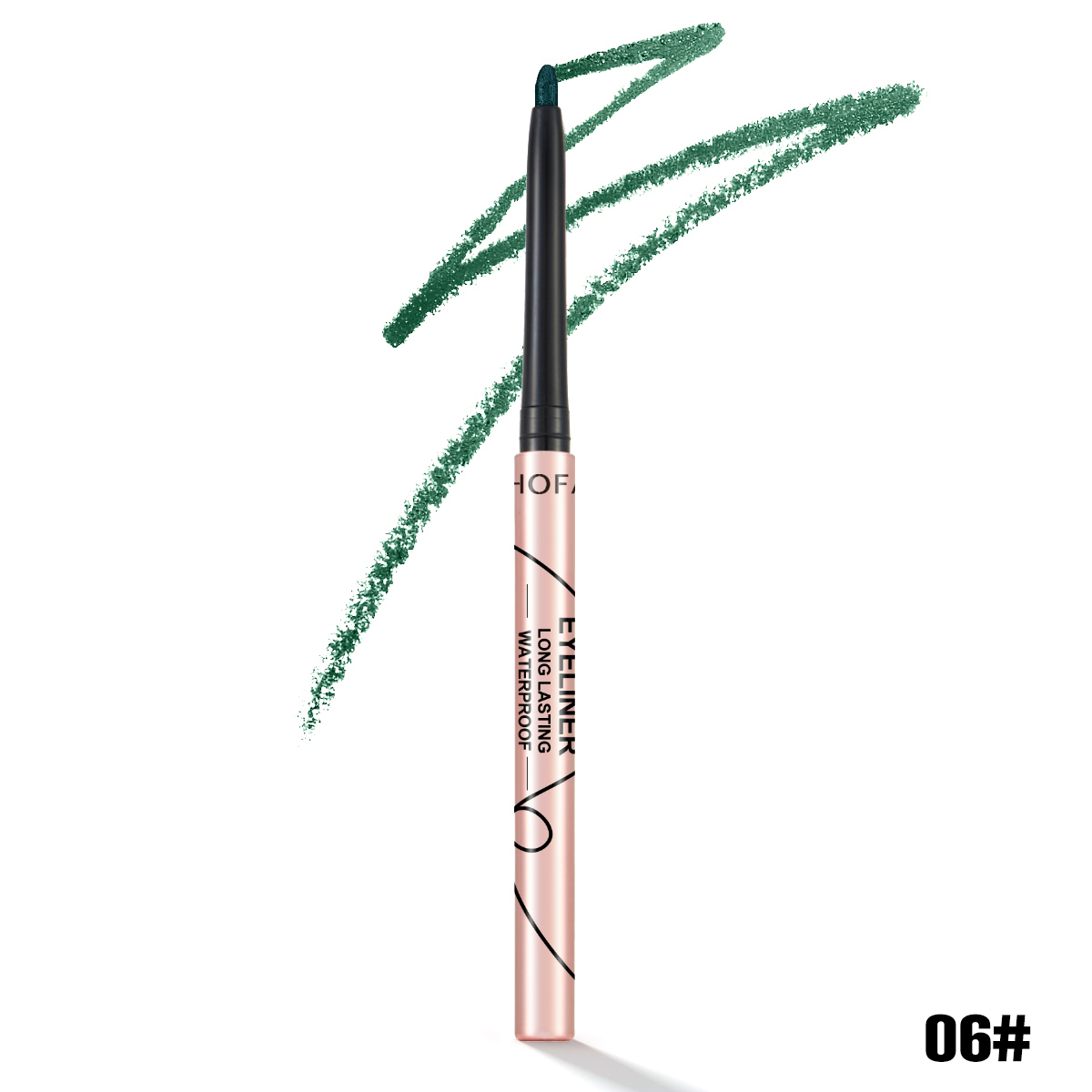 PHOFAY Eyeliner imperméable multicolore