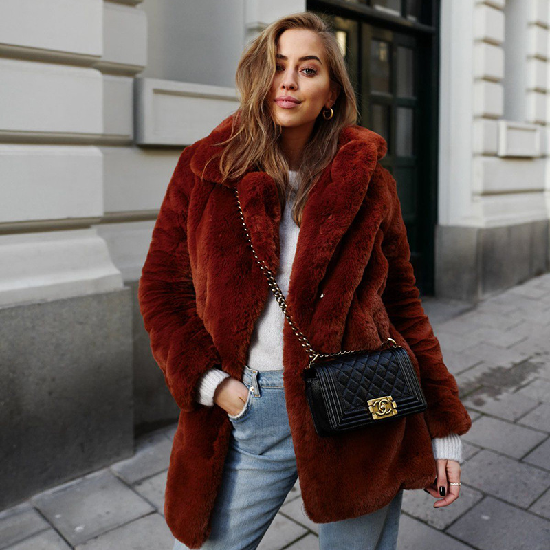 Manteau confortable amples, look loisir chaud