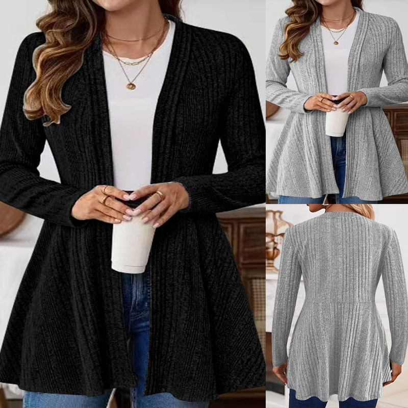 Cardigan long manches longues