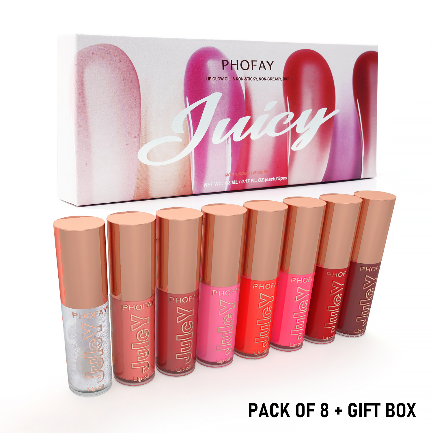 PHOFAY ensemble huile à lèvres juteuse