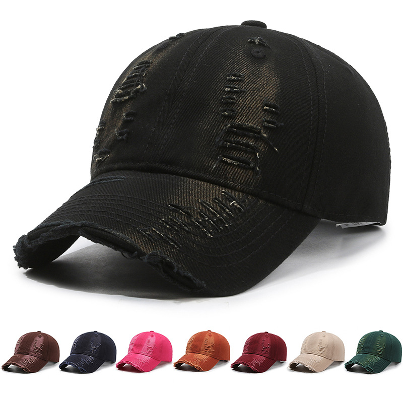Casquette baseball vintage lavée délavée homme