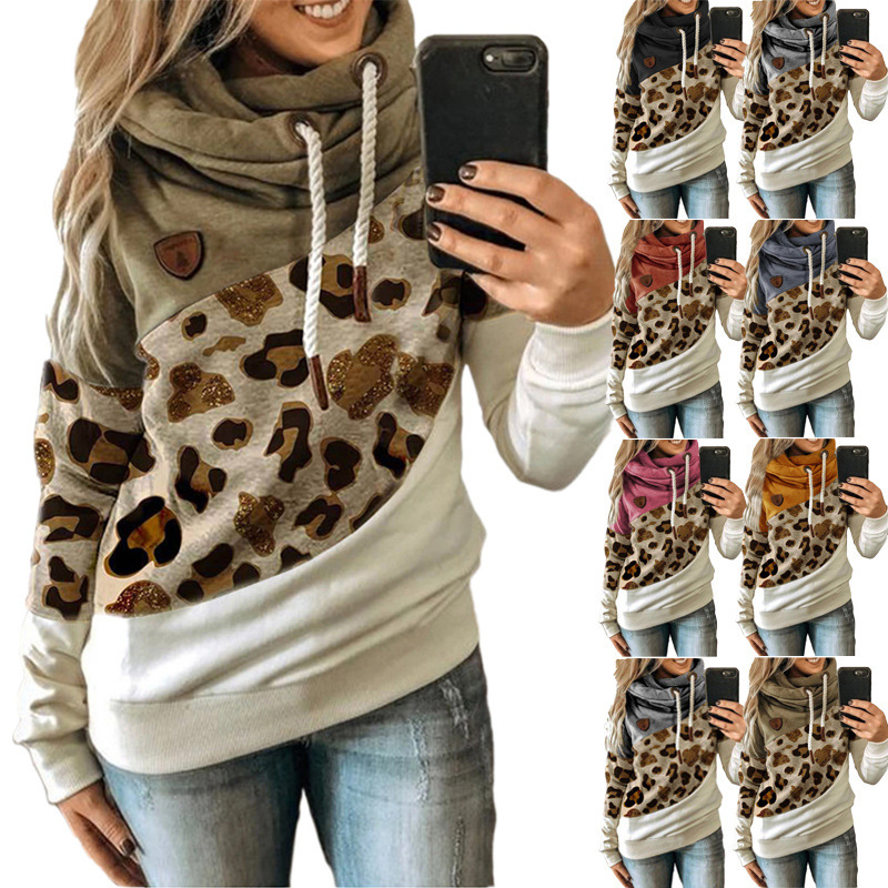 Sweat capuche polaire imprimé ample