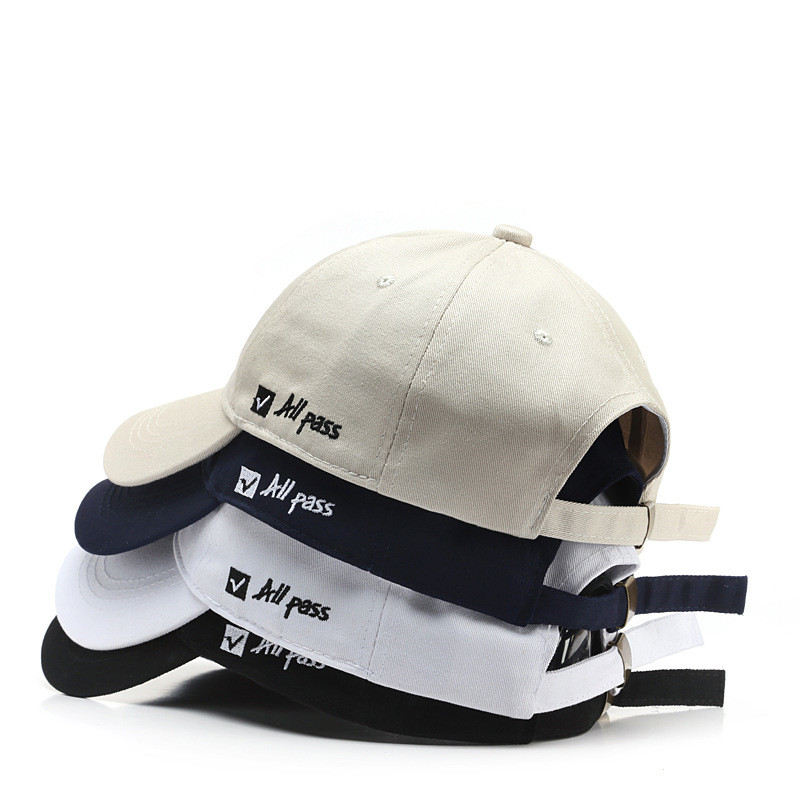 Casquette souple broderie lettres