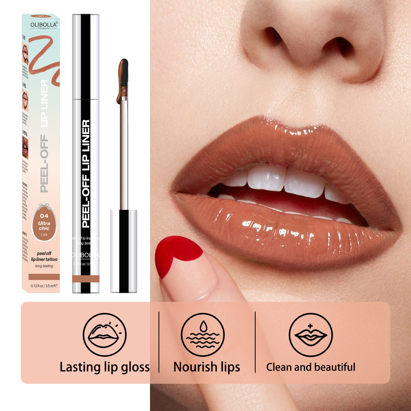 Crayon lèvres waterproof longue tenue