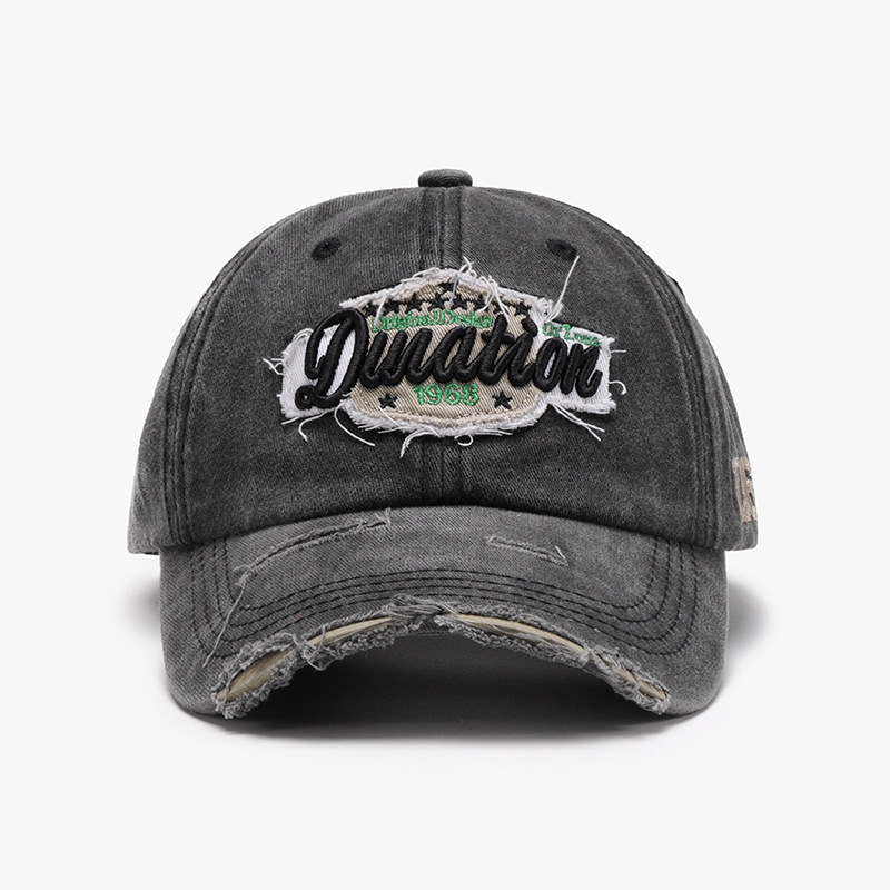 Casquette baseball homme broderie 3D lettre printemps