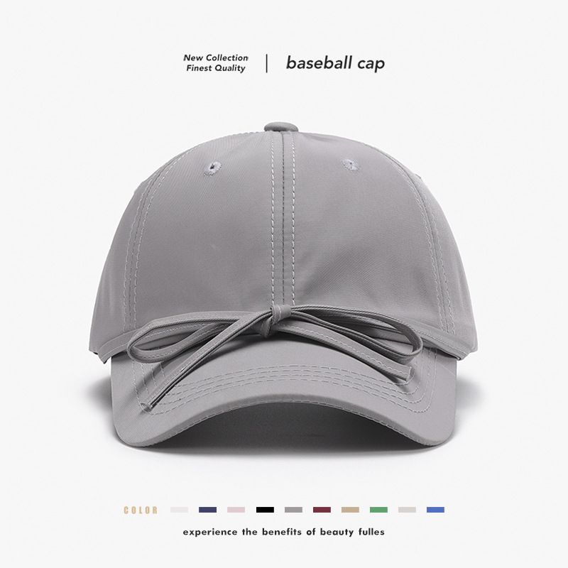 Casquette baseball femme nœud printemps automne