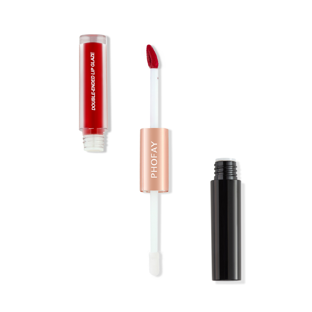 CL021 Gloss à lèvres double tête antiadhésif