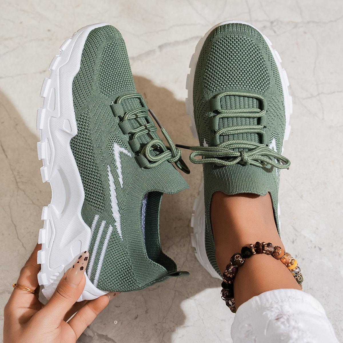 Chaussures sport légères confortables femme casual