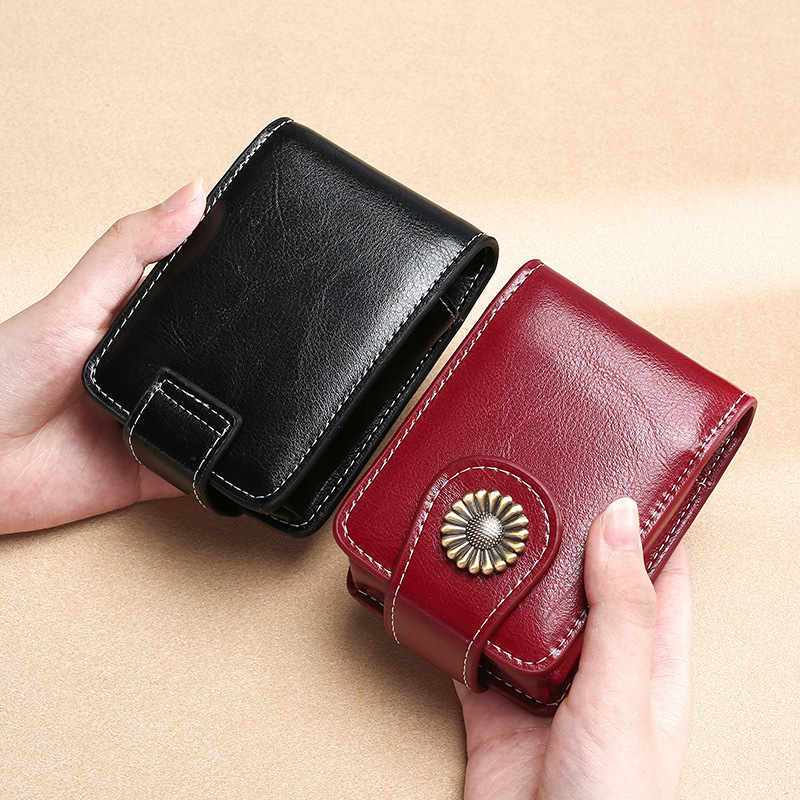Sac cosmétique trompette femme couleur unie
