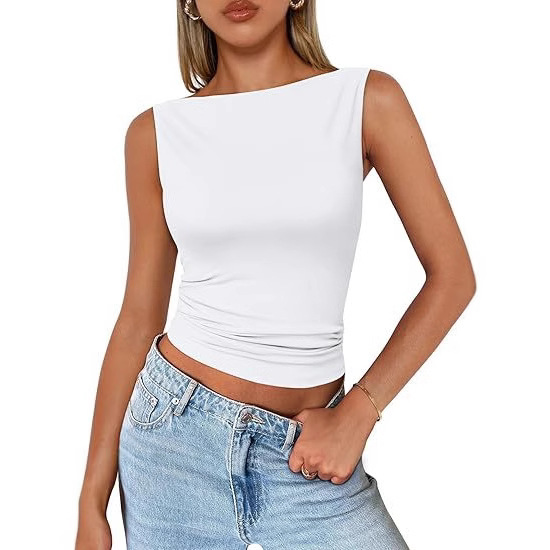 Camisole ajustée sans manches femme