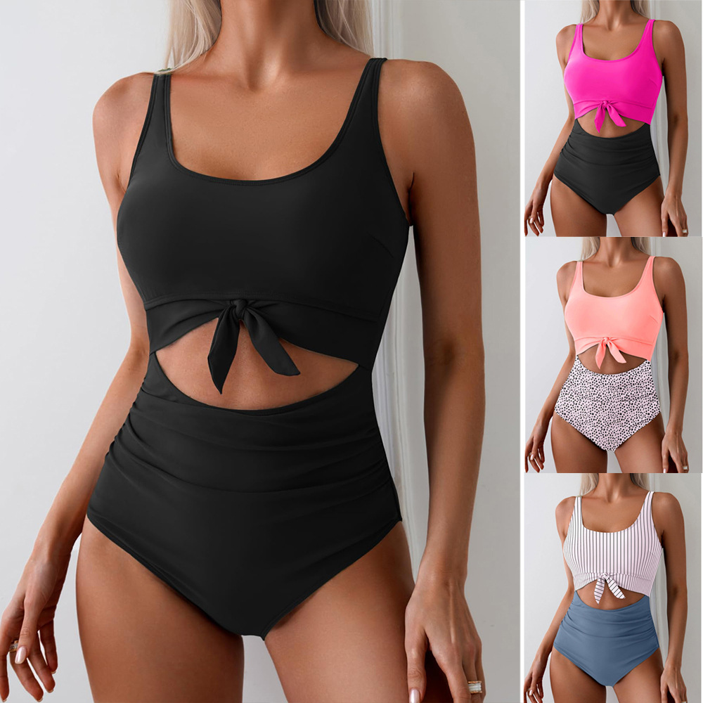 Maillot 1 pièce femme couture contraste
