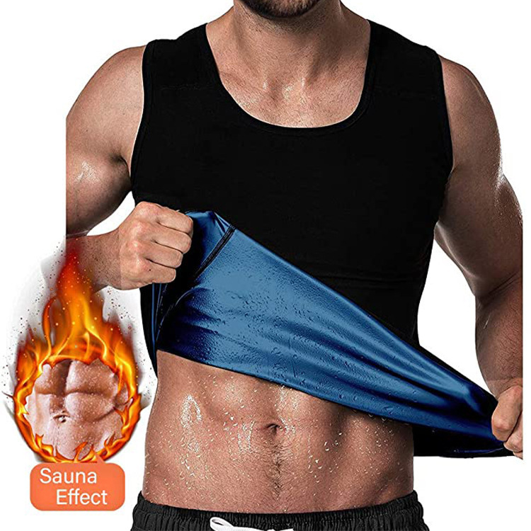 Gilet fitness sueur ceinture homme femme violent