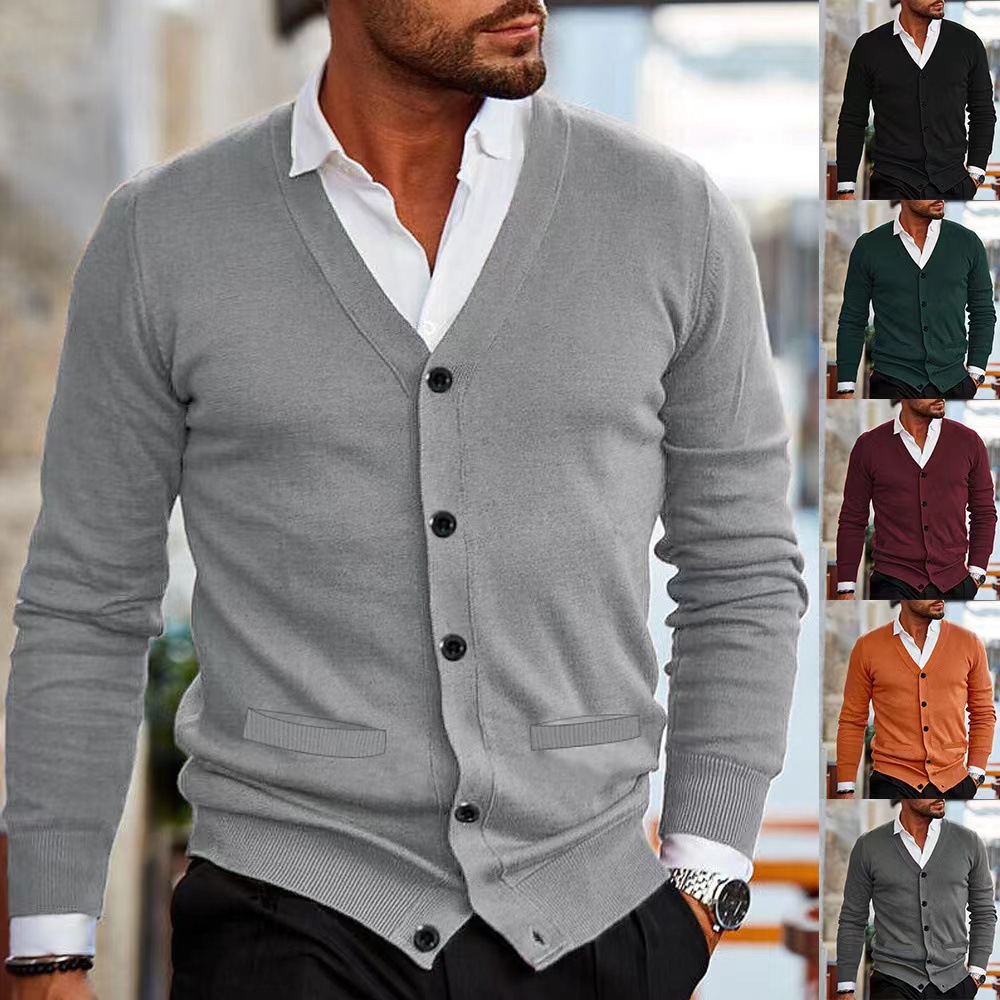 Manteau cardigan homme automne-hiver