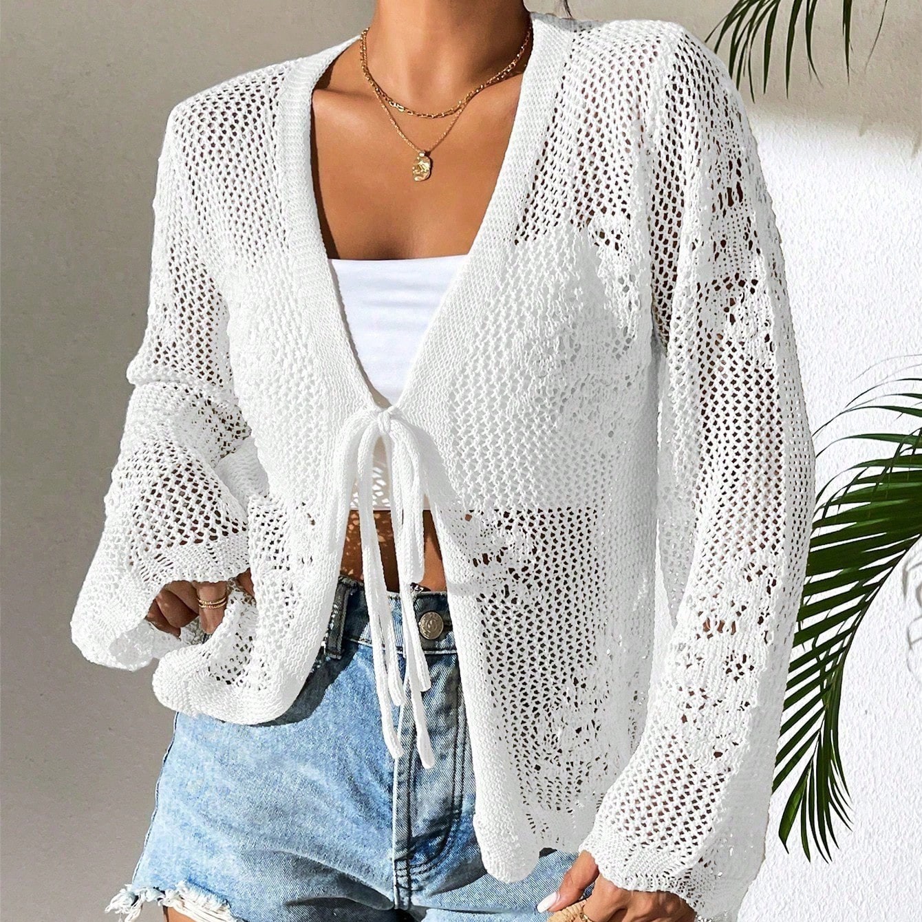 Haut polyester femme